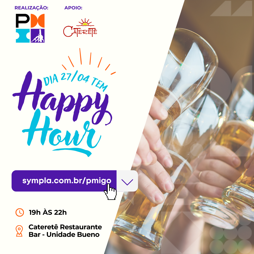 You are currently viewing O Happy Hour do PMI Goiás voltou!